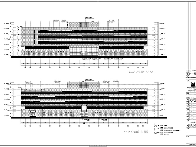 银行后台客服办公综合楼建筑 施工图