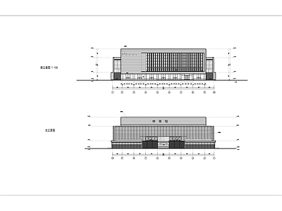某师范大学体育馆建筑 施工图
