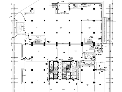 科技园办公室室内 施工图