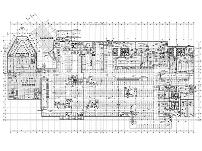 复杂商业综合体建筑 施工图