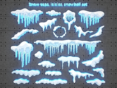 现代卡通装饰灯 冬季积雪灯冰雪 圣诞节
