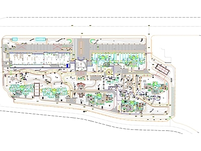 武汉某欧式小区景观节点 施工图 居住区景观