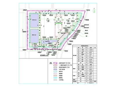 现代电子工业园建筑 施工图 工业建筑