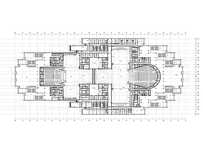 华东大剧院建筑 施工图 公共建筑