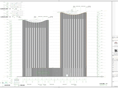 高层办公楼建筑图 施工图