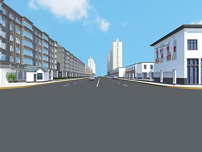 现代公路 街道户外改造 路面
