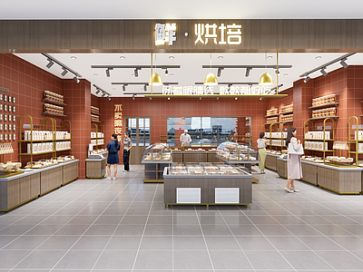 现代简约面包店 蛋糕店 烘培店 甜品店