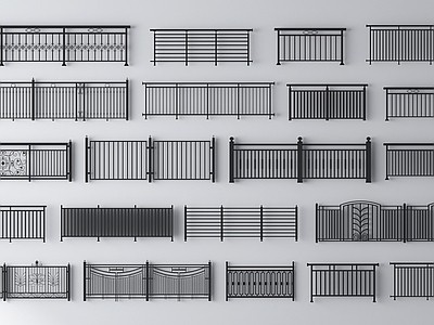 现代栏杆 铁艺 护栏 围栏