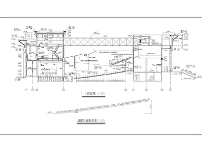 农业大学二层大礼堂建筑施工图