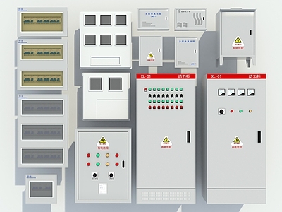 配电箱 配电柜 空气开关 工业设备