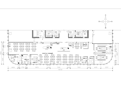 现代办公室室内 施工图