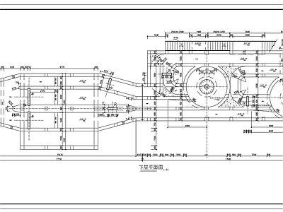 细格栅及沉砂池合建池设计图 施工图