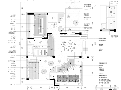 画室培训中心室内 施工图 培训中心