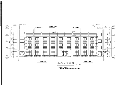 框架结构厂房建筑 施工图 工业建筑