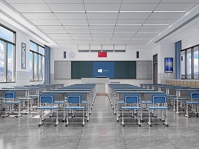 现代学校教室