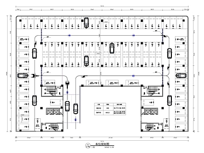 停车场 施工图 户外