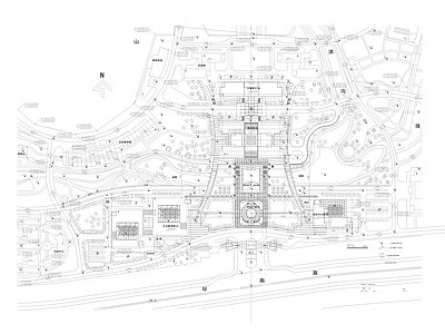 某大学广场建筑 施工图