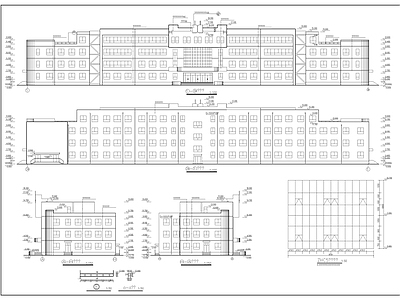 某中学教学楼建筑结构图 施工图