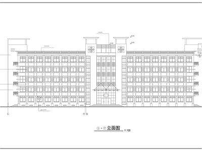 某中学综合实验楼建筑 施工图