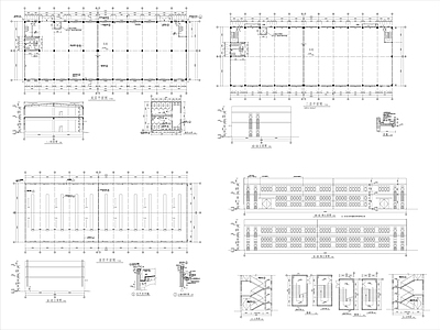 某车间建筑 施工图 工业建筑 产业园建筑