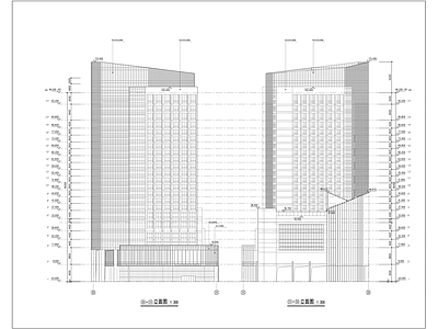 东莞上东国际酒店建筑 施工图