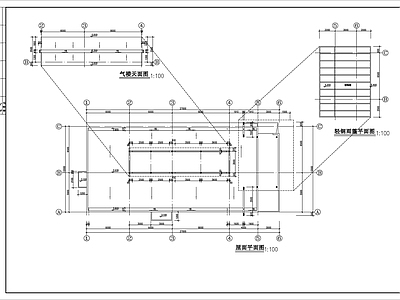 园区实验室车间建筑 施工图 工业建筑 产业园建筑