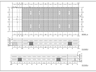 日用品生产车间建筑 施工图 工业建筑 产业园建筑