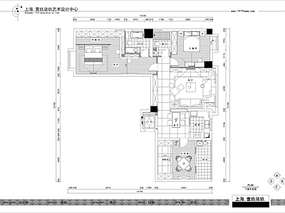 10套混搭风格室内施工图 施工图 平层