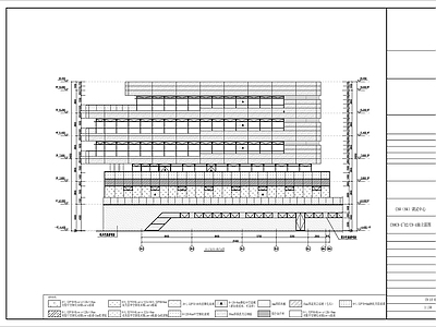 现代风格机器人生产车间建筑 施工图 工业建筑 产业园建筑