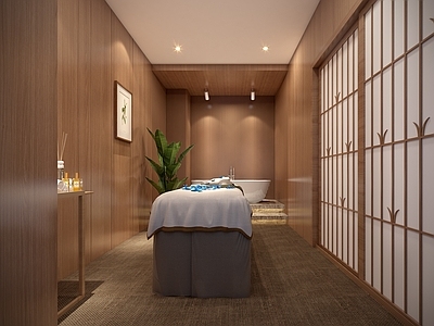 日式美容SPA店 包间