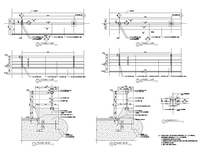 海滨路不锈钢护栏做法 施工图