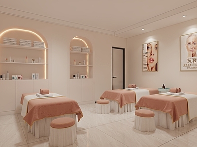 现代美容SPA 店 包间