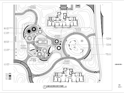 现代海绵城市儿童活动区景观 施工图