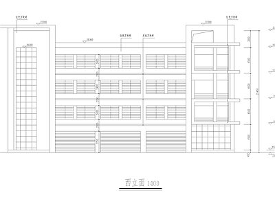 工业车间厂房修理车间建筑 施工图 工业建筑 产业园建筑