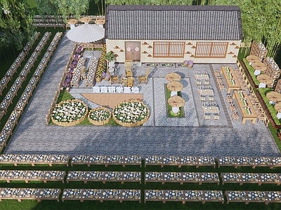 现代蘑菇乡村庭院 劳动研学基地 户外课堂 公园 亲子乐园 研学科普园