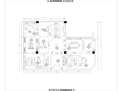 家具专卖店室内 施工图