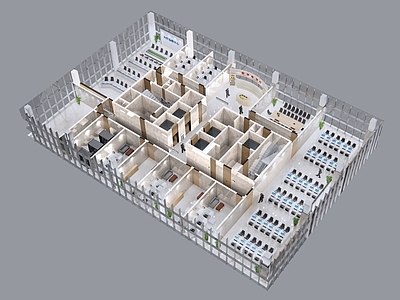 现代办事大厅 办公层