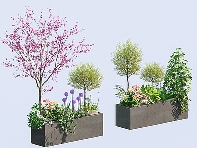 现代花箱 花园花箱