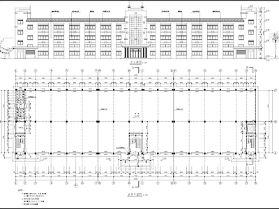 厂房车间工业建筑 施工图 产业园建筑