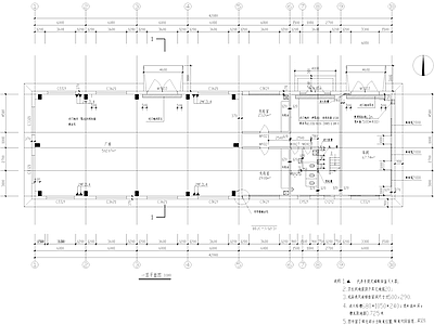 厂房车间建筑平面 建筑平面图