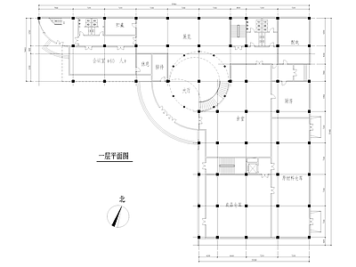 五层工业厂房车间仓库宿舍办公大楼建筑 施工图 产业园建筑
