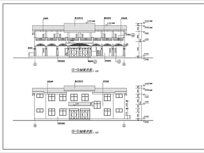 公园公共卫生间管理处建筑 施工图