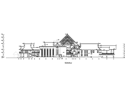 印度风情度假酒店建筑 施工图