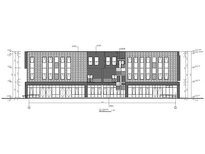 住宅区社区活动中心建筑 施工图