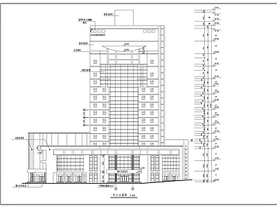 广播电视中心建筑 施工图