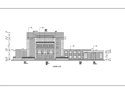 影剧院建筑 施工图 公共建筑