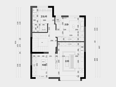 300平米三层别墅室内 施工图