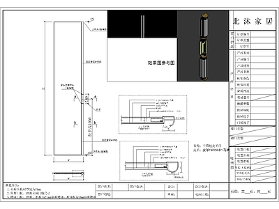 衣帽间衣柜节点 施工图 柜类 家具节点详图