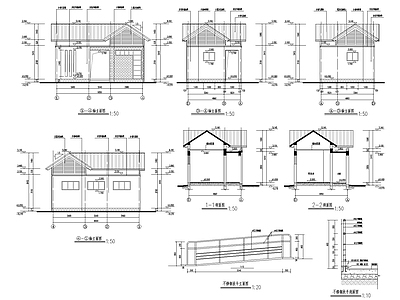 公共厕所建筑 施工图