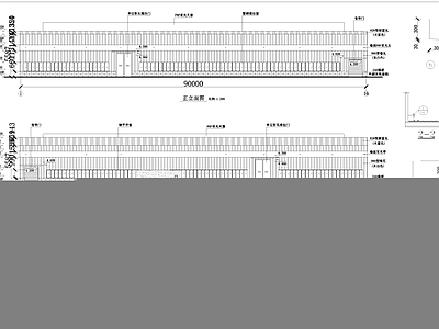 单层钢结构车间厂房工业建筑 施工图 产业园建筑